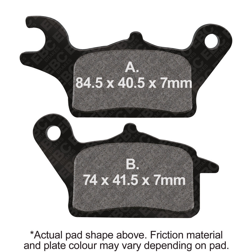 BRAKE PADS SFA708 ORGANIC