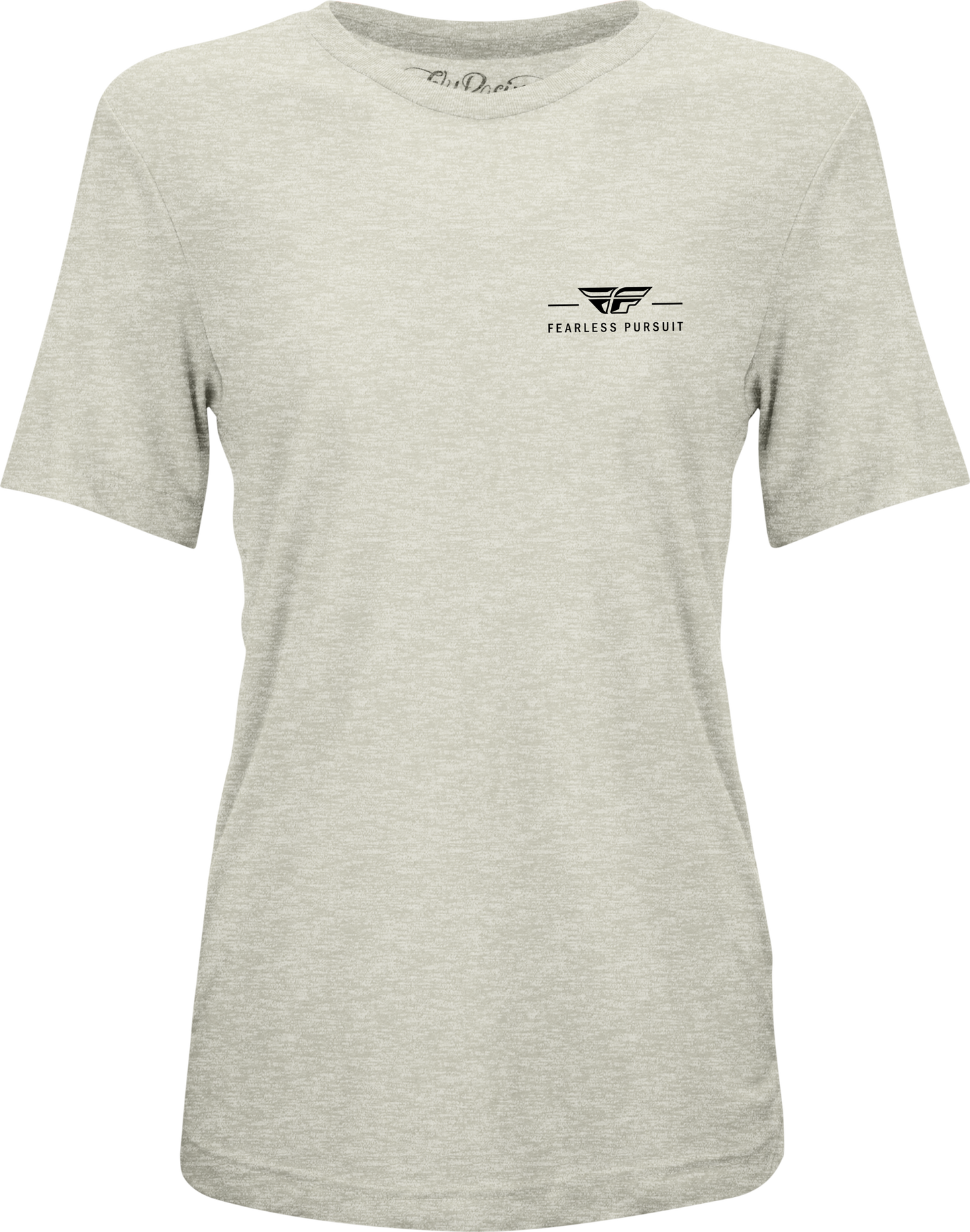 WOMEN'S FLY MOTTO TEE CREAM 2X
