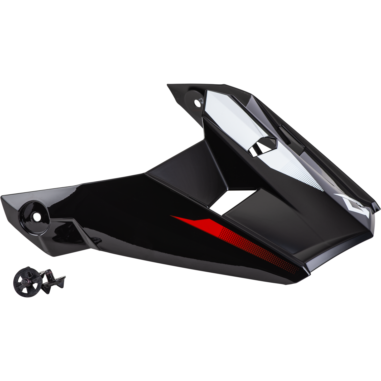 MX-46 COMPOUND VISOR RED/BLACK/WHITE YS-YL