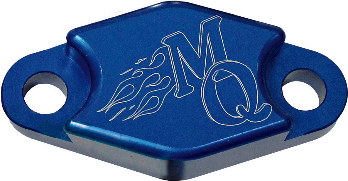 BRAKE BLOCK OFF PLATE (BLUE)