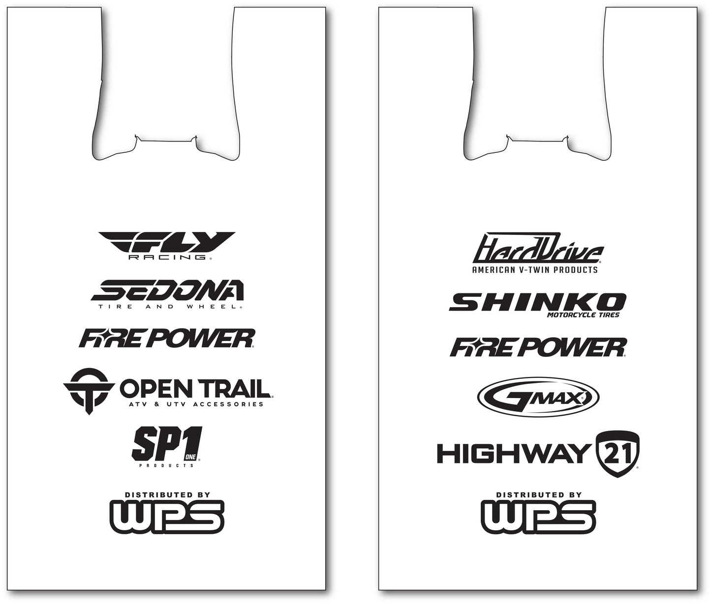 MERCHANDISE BAGS 12"X7" 500/PK