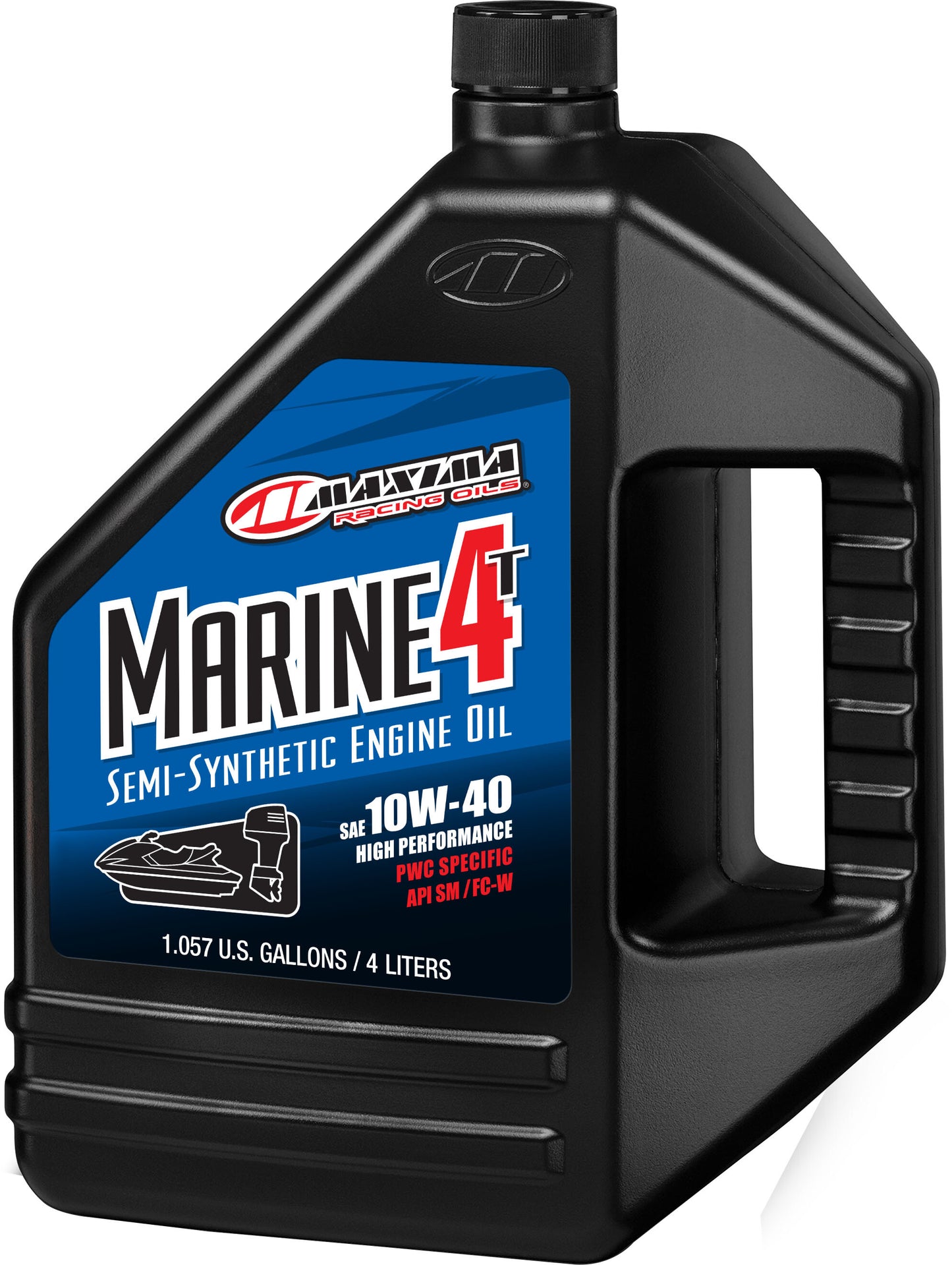 MARINE SEMI-SYN OIL 10W40 4T 1 GAL (4/CASE  SOLD EA)