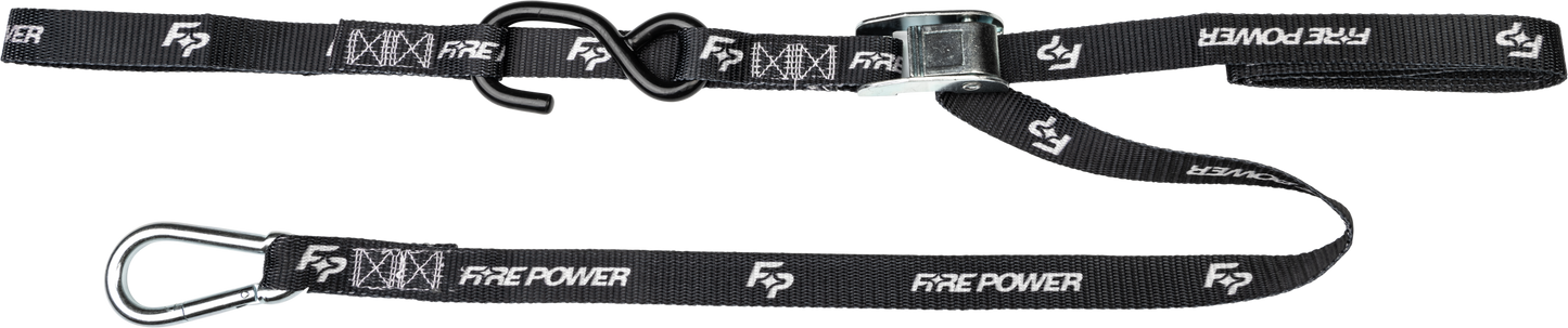 1" TIE-DOWN SOFT-TIE BLACK 2/PK