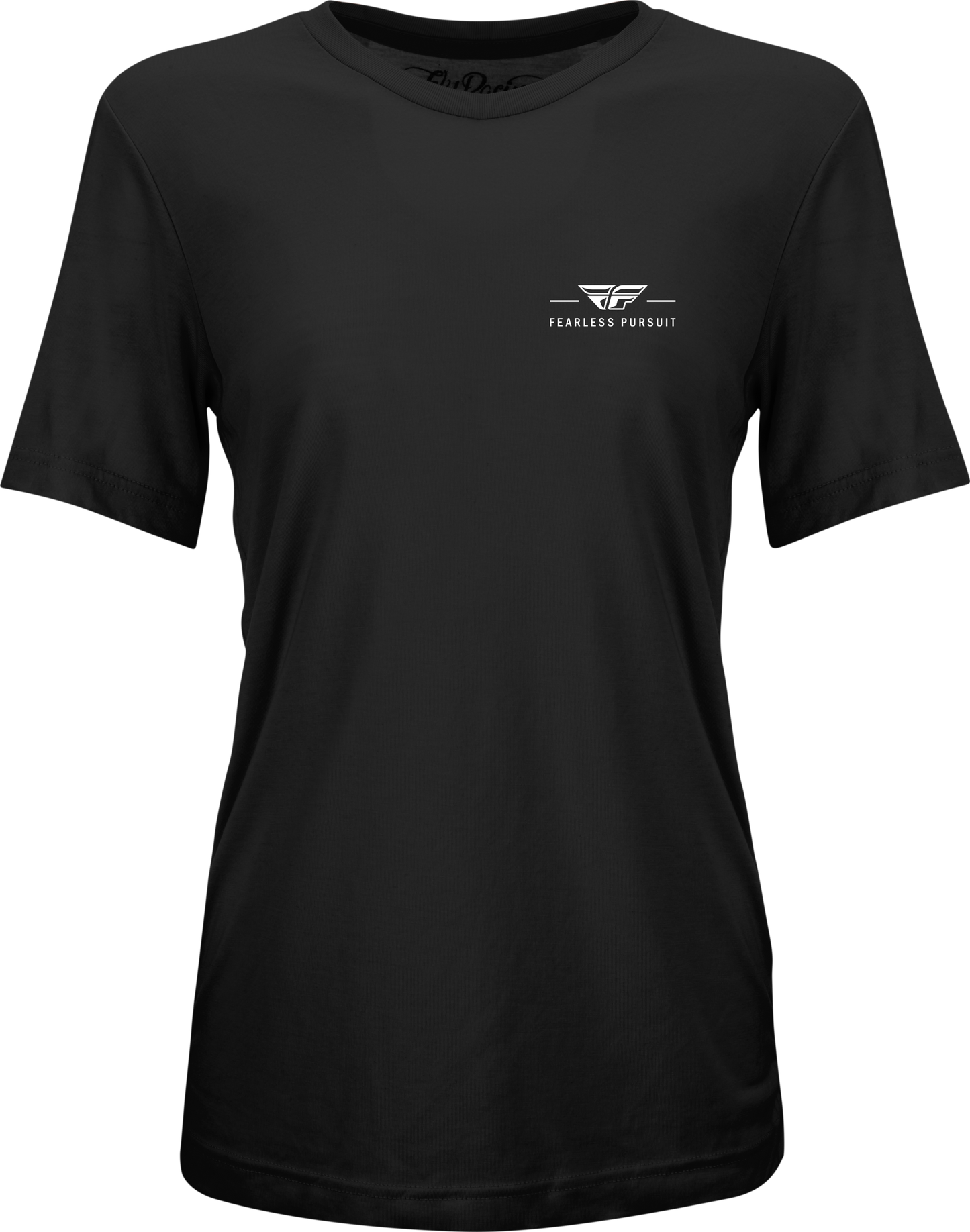 WOMEN'S FLY MOTTO TEE BLACK XL