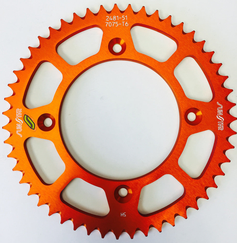 REAR SPROCKET ALUMINUM 51T-428 ORG HUSQ/KTM