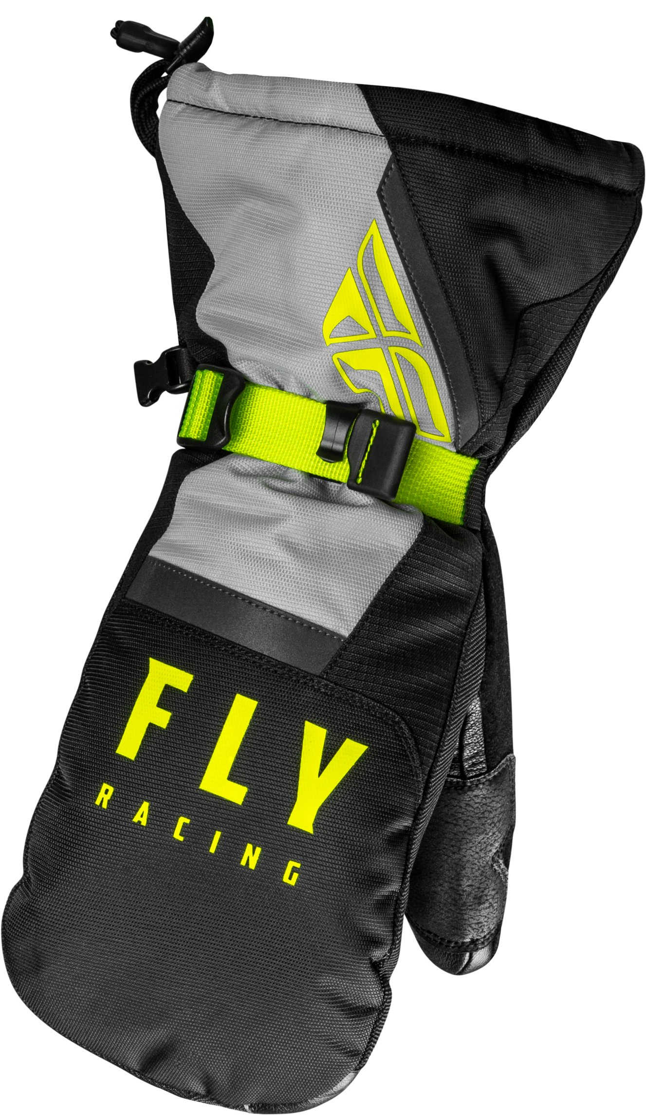 CASCADE MITTENS BLACK/GREY/HI-VIS 2X