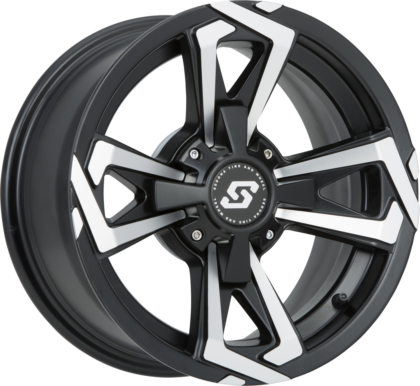 RIOT WHEEL 14X7 4/137 5+2 (+10MM) BLK/MACHINED