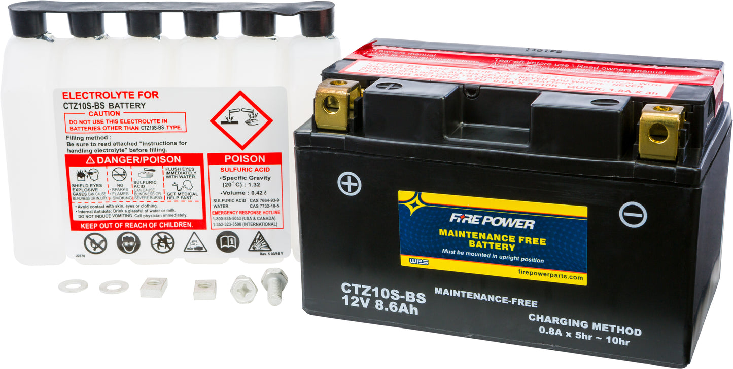 BATTERY CTZ10S-BS MAINTENANCE FREE