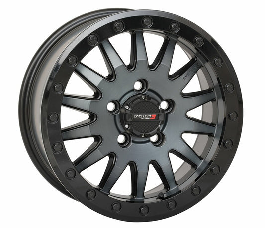 SYSTEM 3 SB8 WHEEL 15X10 5+5 (0MM) 5/4.5 MATTE BRUSHED GREY