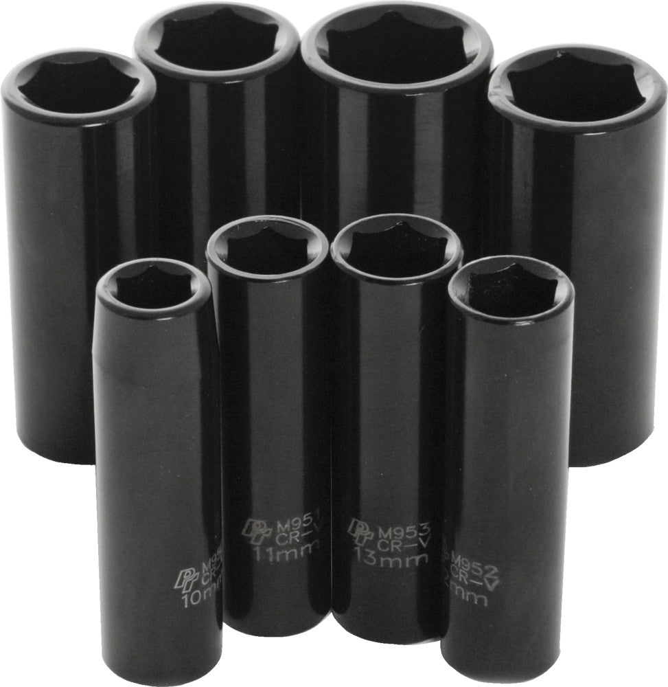8 PC 3/8" MET IMP SKT SET DEEP
