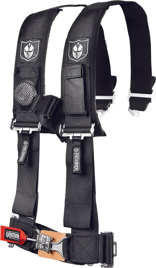 PRO ARMOR 4PT HARNESS 2" PADS BLACK