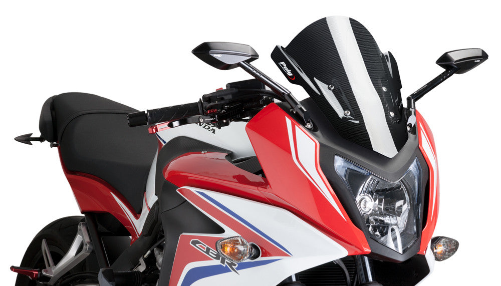 WINDSCREEN RACING CARBON LOOK HON