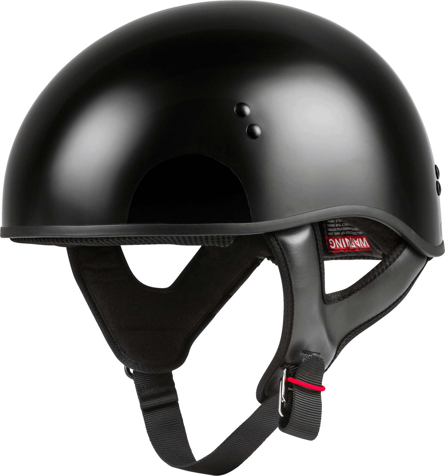 HH-45 HALF HELMET NAKED BLACK LG