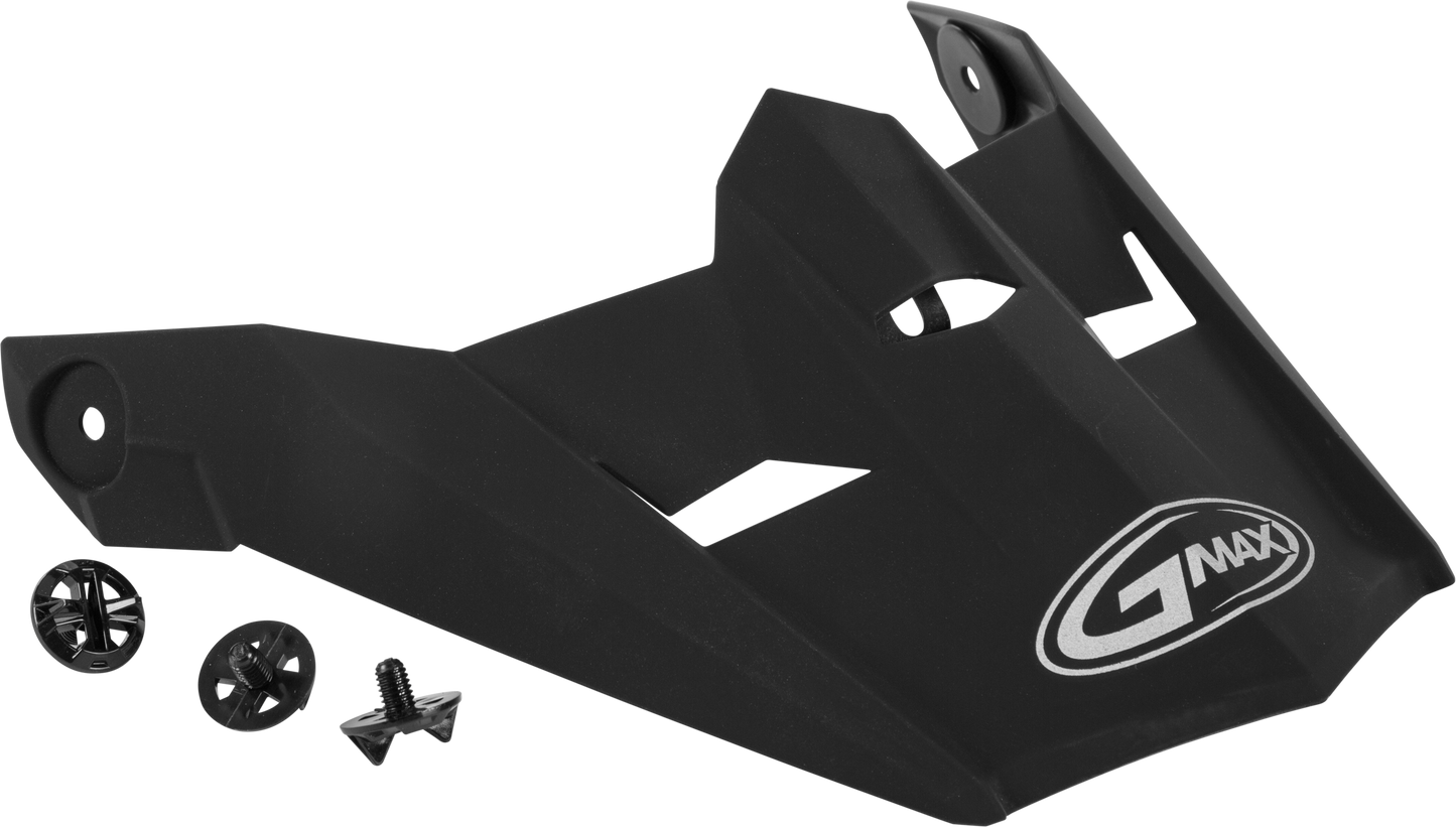 VISOR W/SCREWS MX-46Y MATTE BLACK