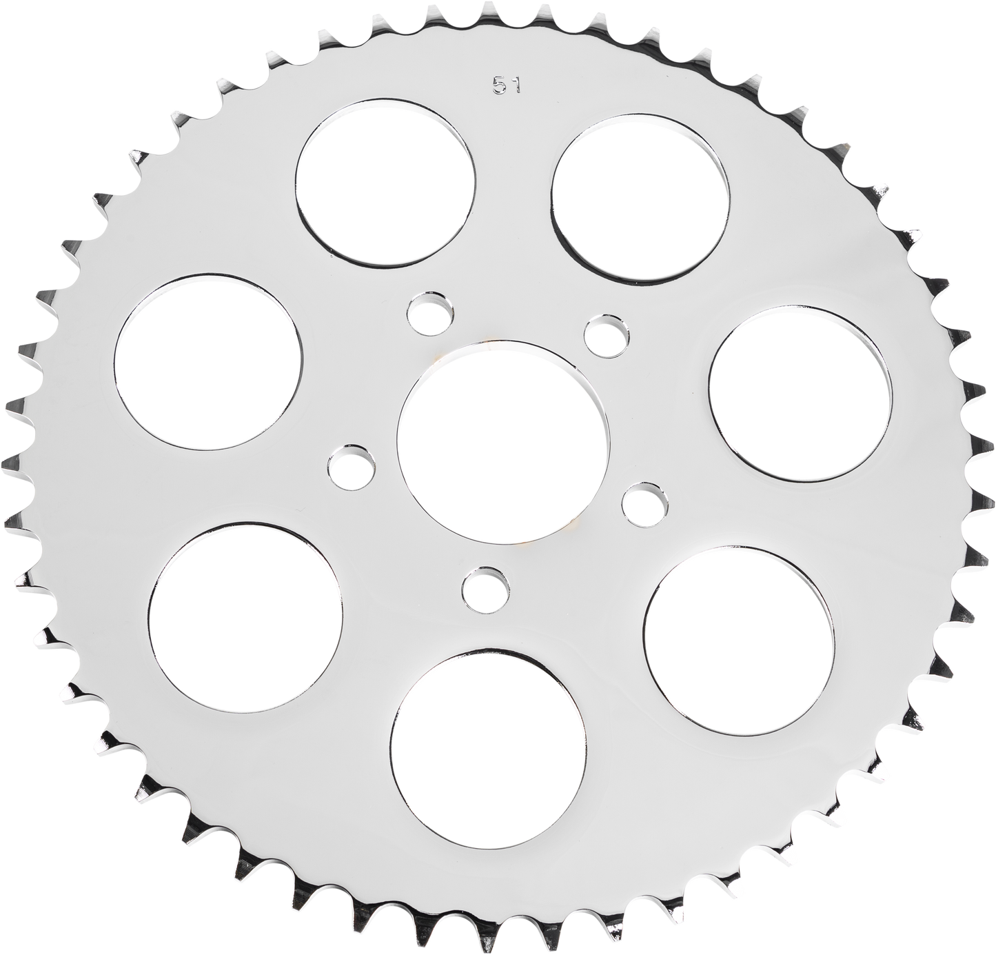 REAR SPROCKET 51T CHROME BIG TWIN 00-13