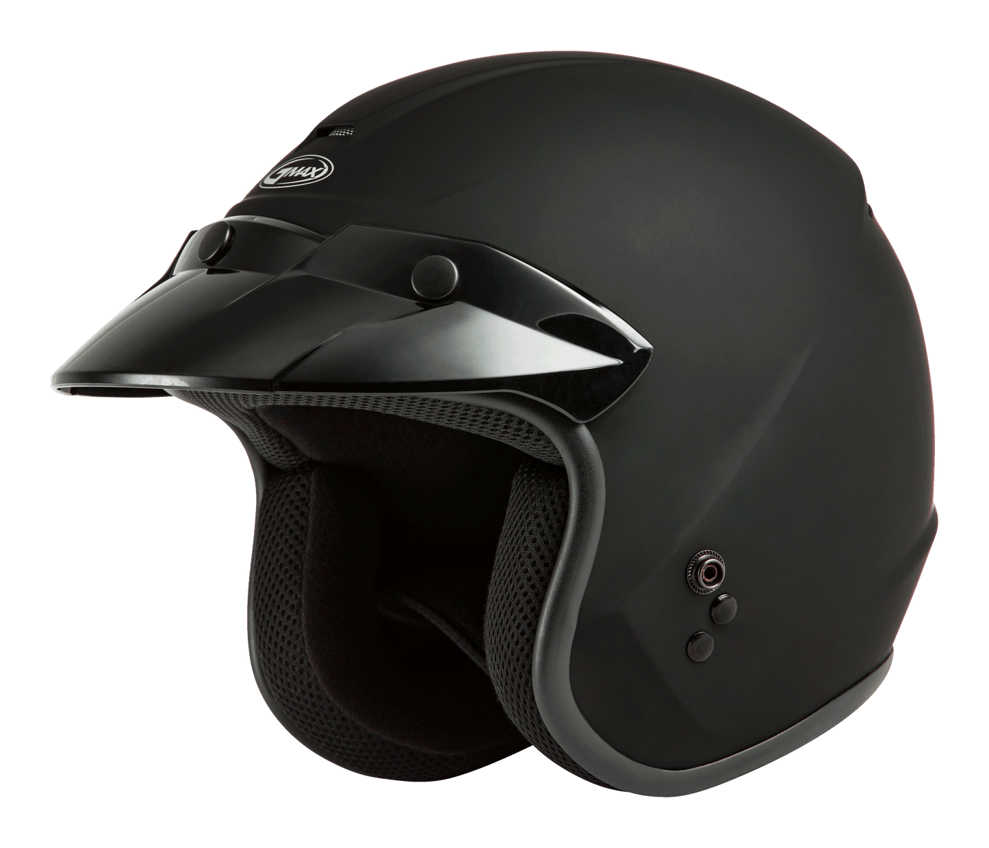 YOUTH OF-2Y OPEN-FACE HELMET MATTE BLACK YL