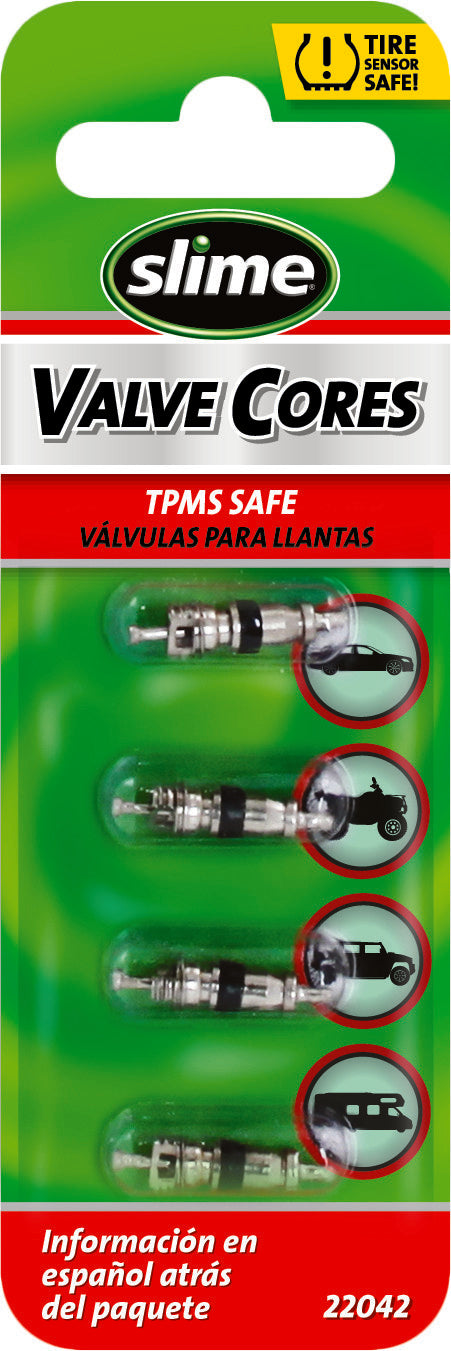 4/PC VALVE CORES SHORT