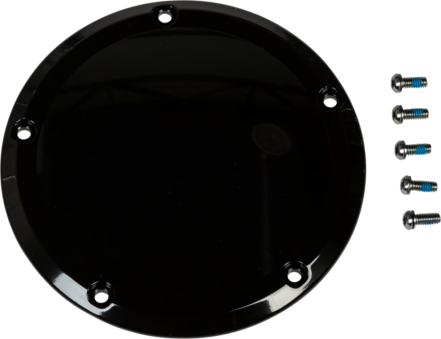 SMOOTH DERBY COVER GLOSS BLACK TOURING 16-UP