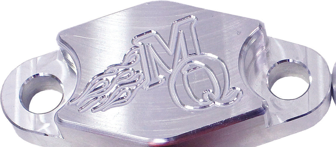 BRAKE BLOCK OFF PLATE (SILVER)