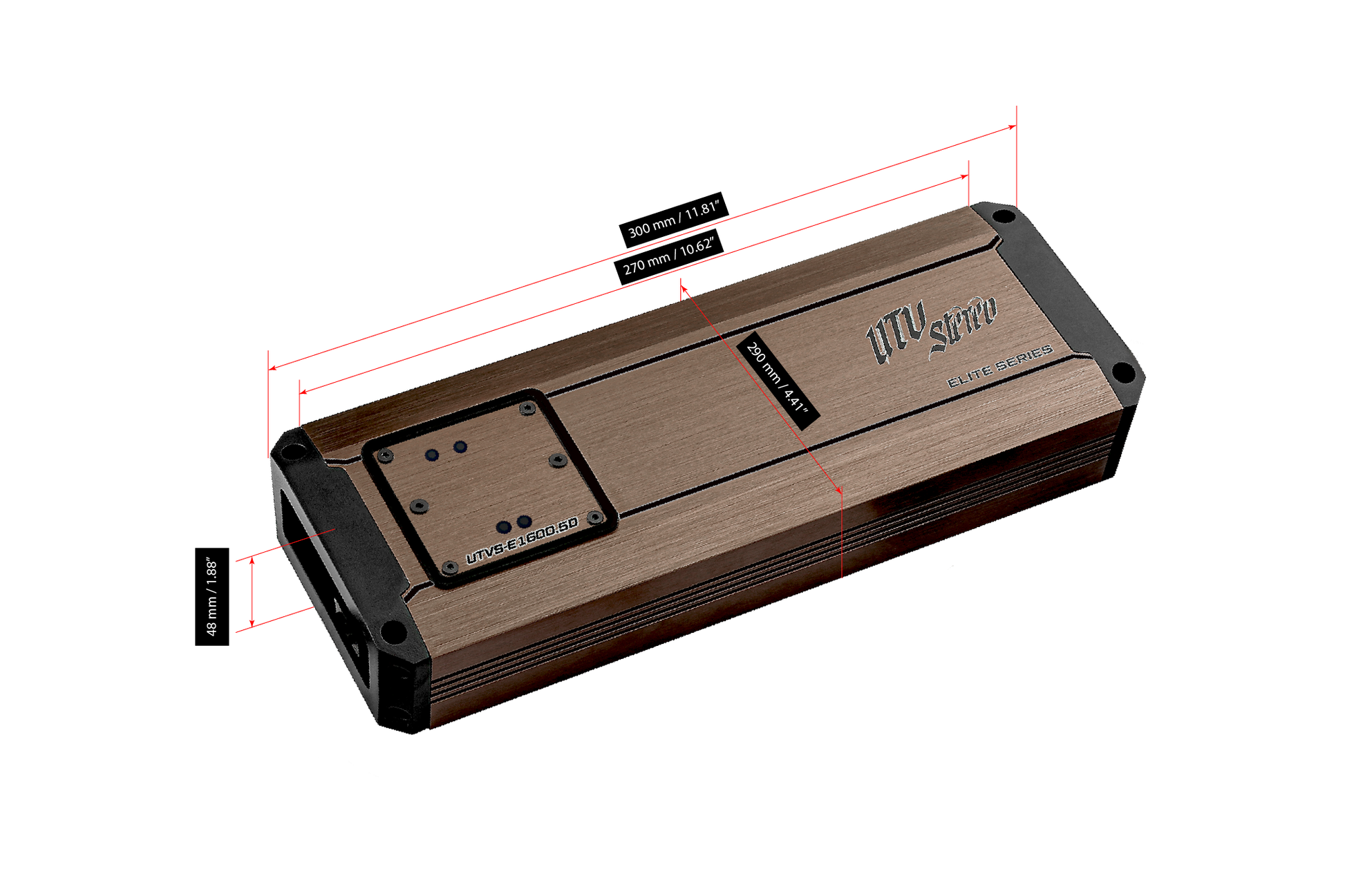 Elite Series 1600W 5-Channel Amplifier | UTVS-E1600.5D
