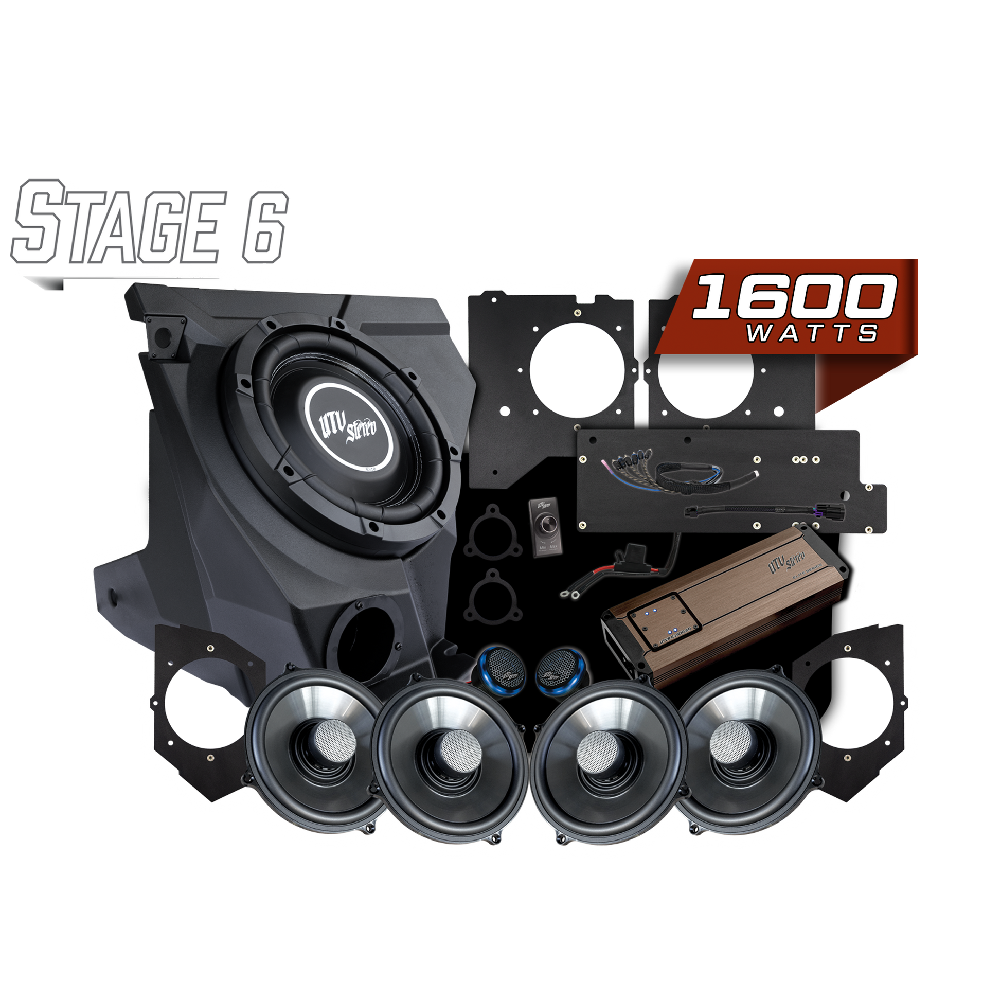 KAWASAKI® TERYX H2 GARMIN TREAD® Signature Stage 6 Stereo Kit | UTVS-H2-GRM-S6