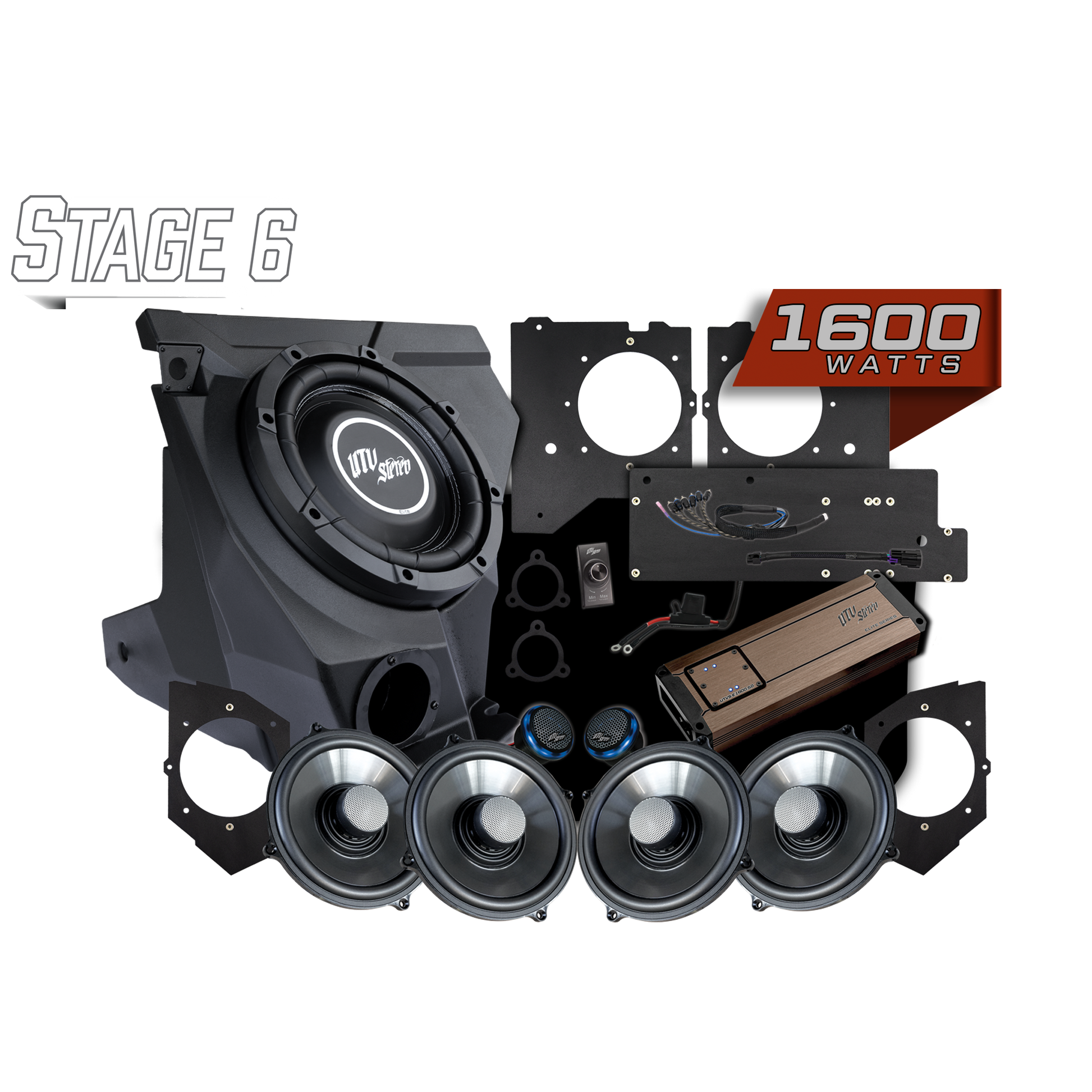 KAWASAKI® TERYX H2 GARMIN TREAD® Signature Stage 6 Stereo Kit | UTVS-H2-GRM-S6