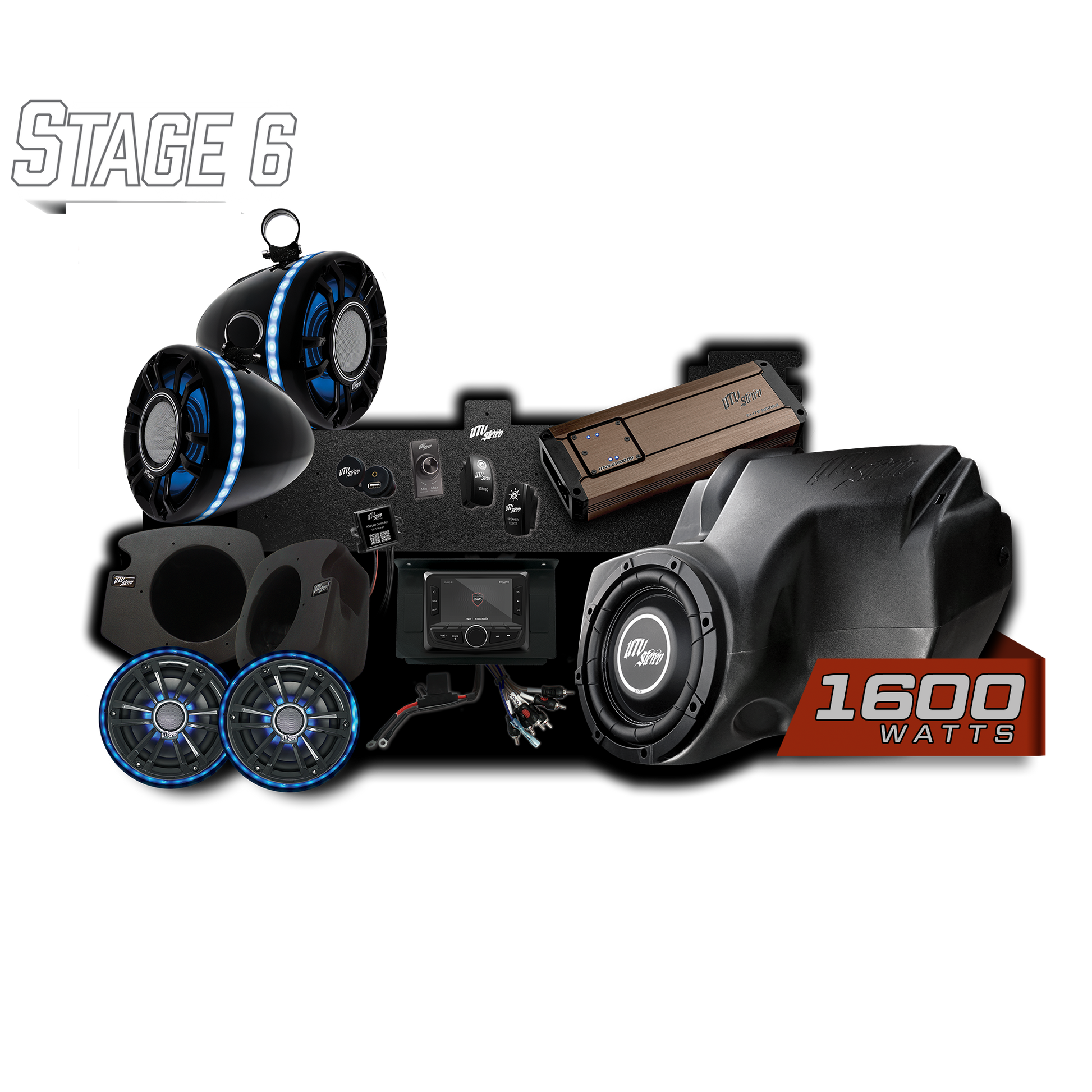 RZR® Elite Series Stage 6 Stereo Kit | UTVS-RZR-S6-E