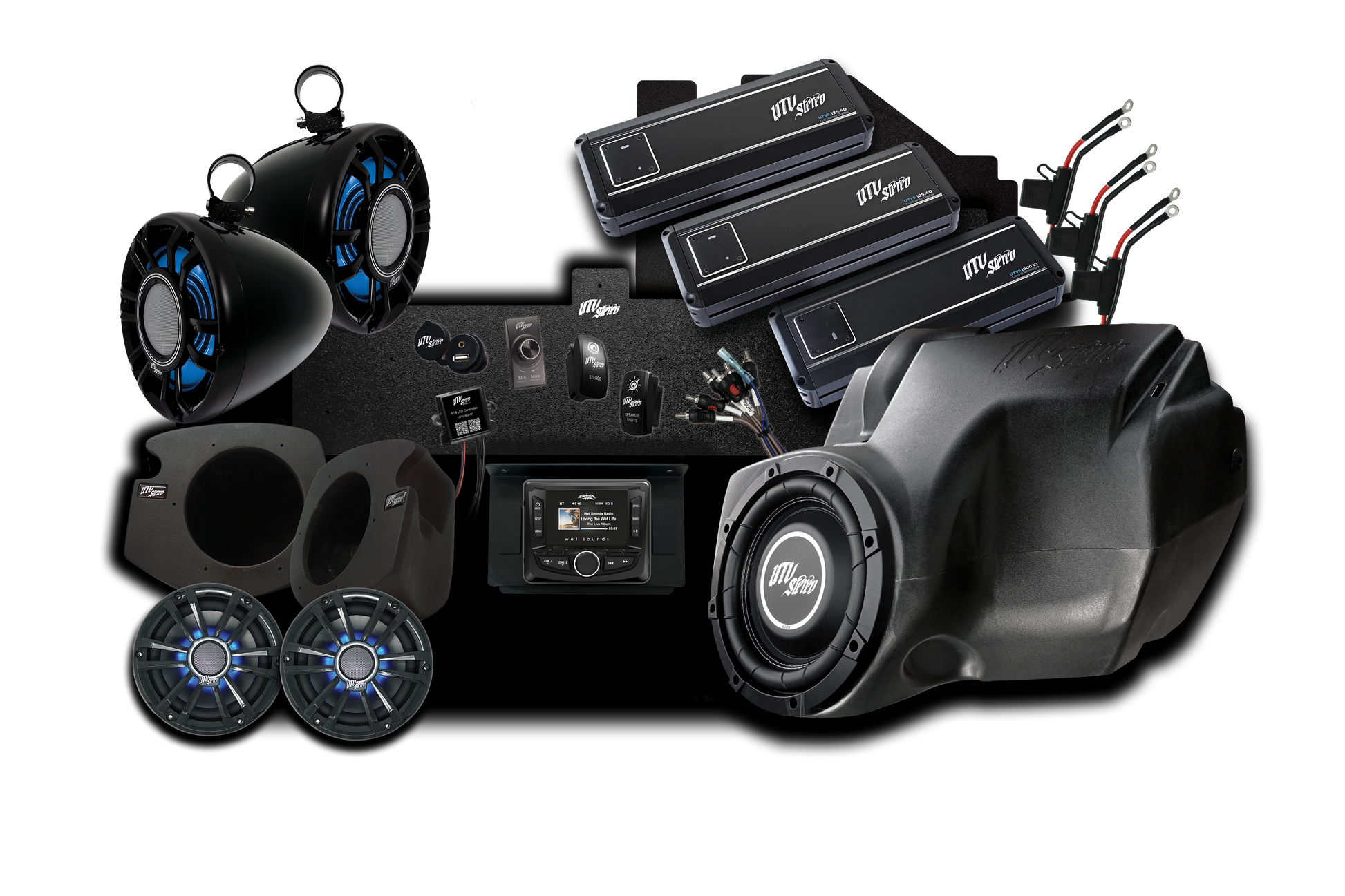 RZR® Signature Series Stage 8 Stereo Kit | UTVS-RZR-S8-S