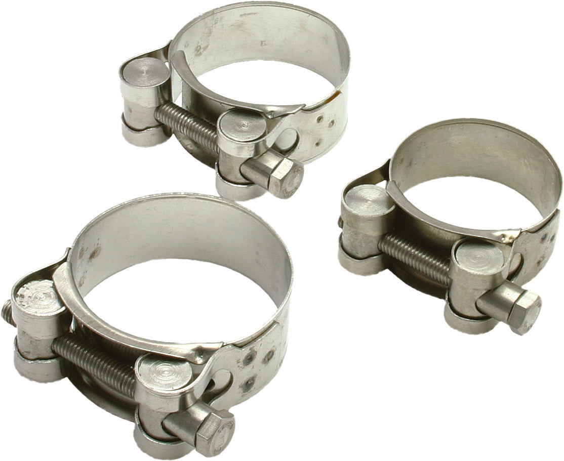 STAINLESS EXHAUST CLAMP 40MM-43MM