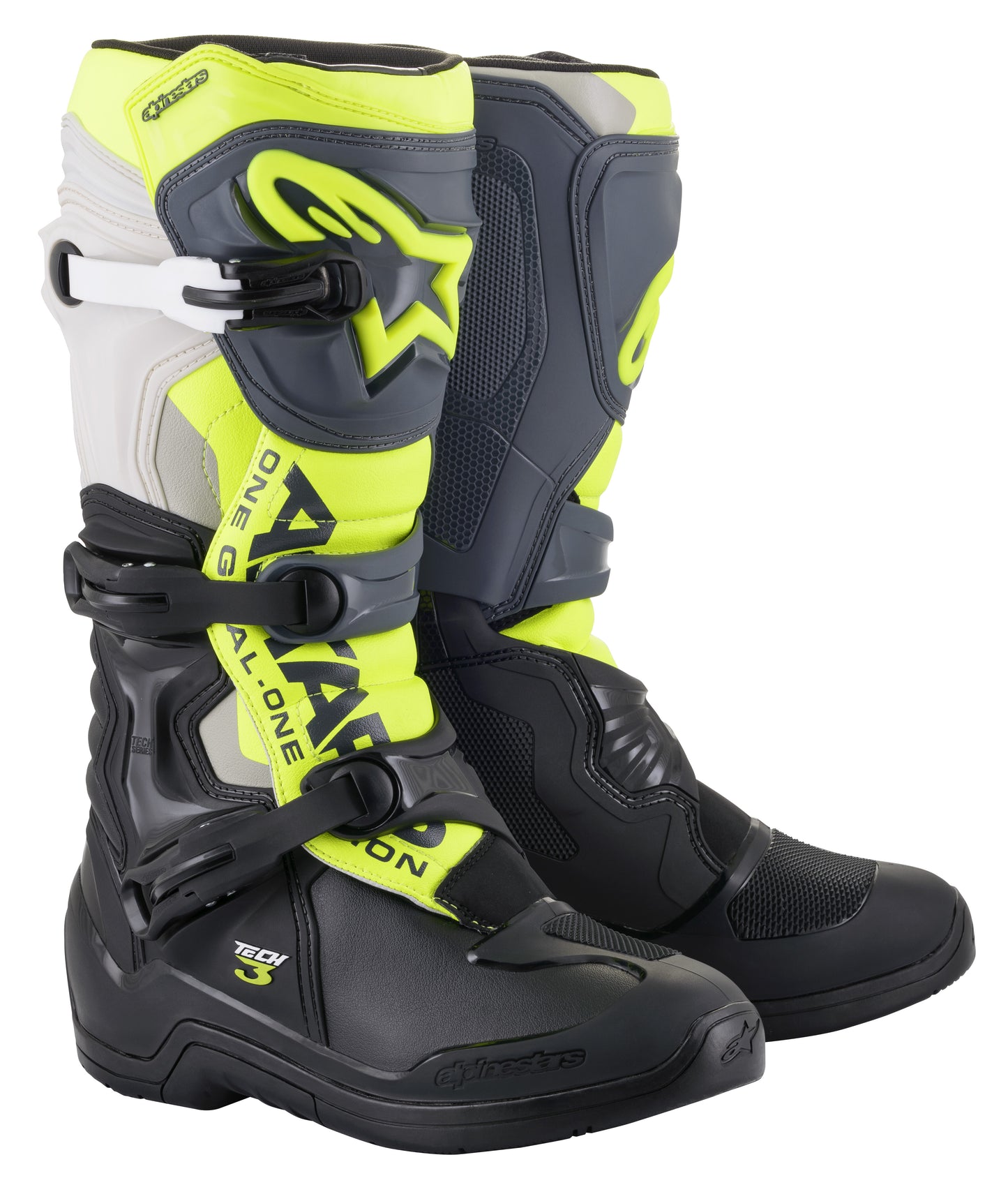 TECH 3 BOOTS BLK/COOL GREY/YLW/FLUO SZ 15