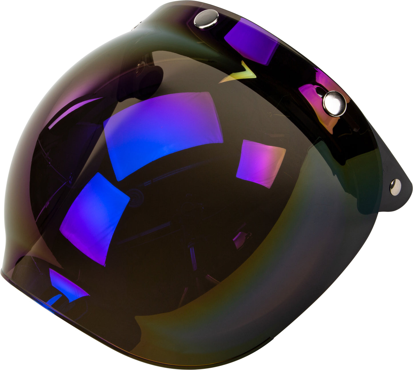 BUBBLE SHIELD 3-SNAP FLIP-UP BLUE IRIDIUM UNIVERSAL