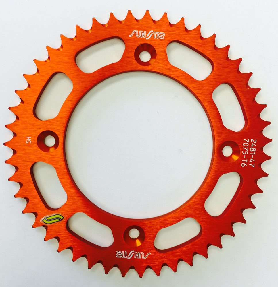 REAR SPROCKET ALUMINUM 47T-428 ORG HUSQ/KTM