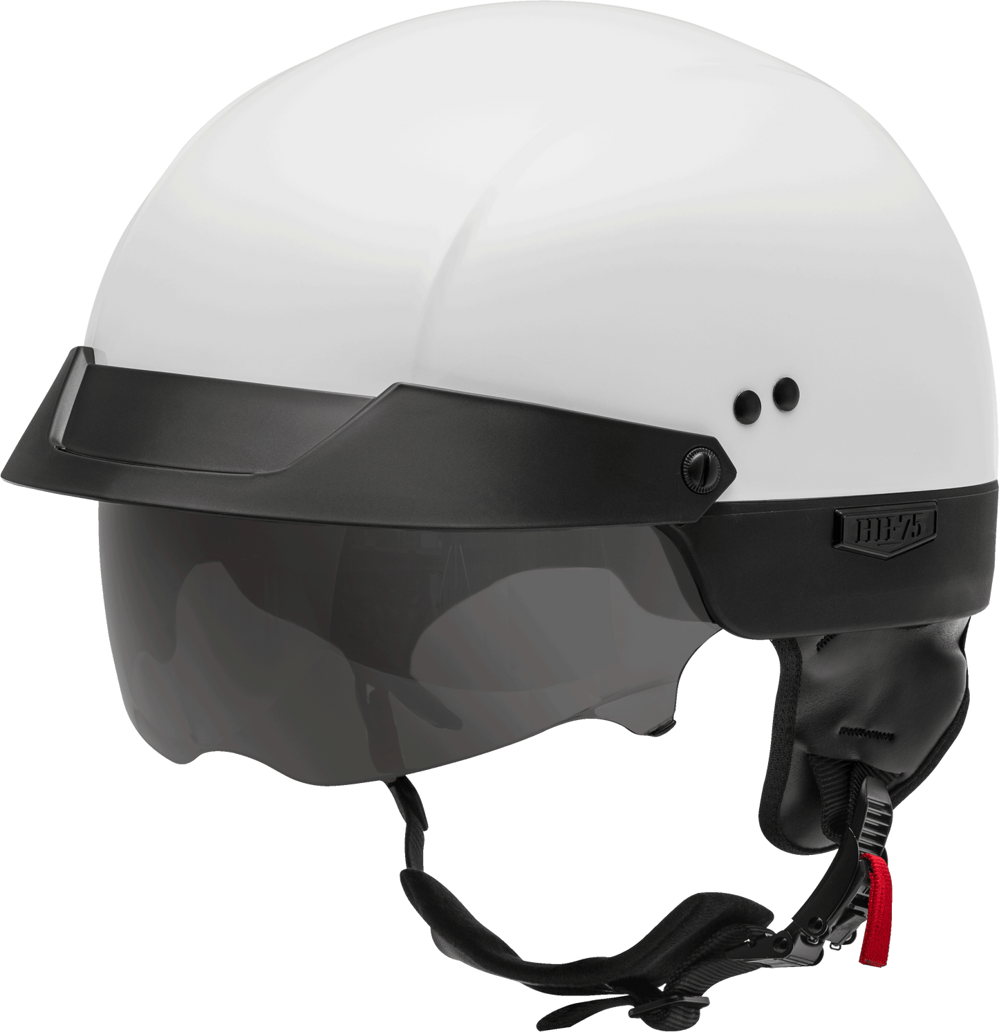 HH-75 HALF HELMET WHITE XS