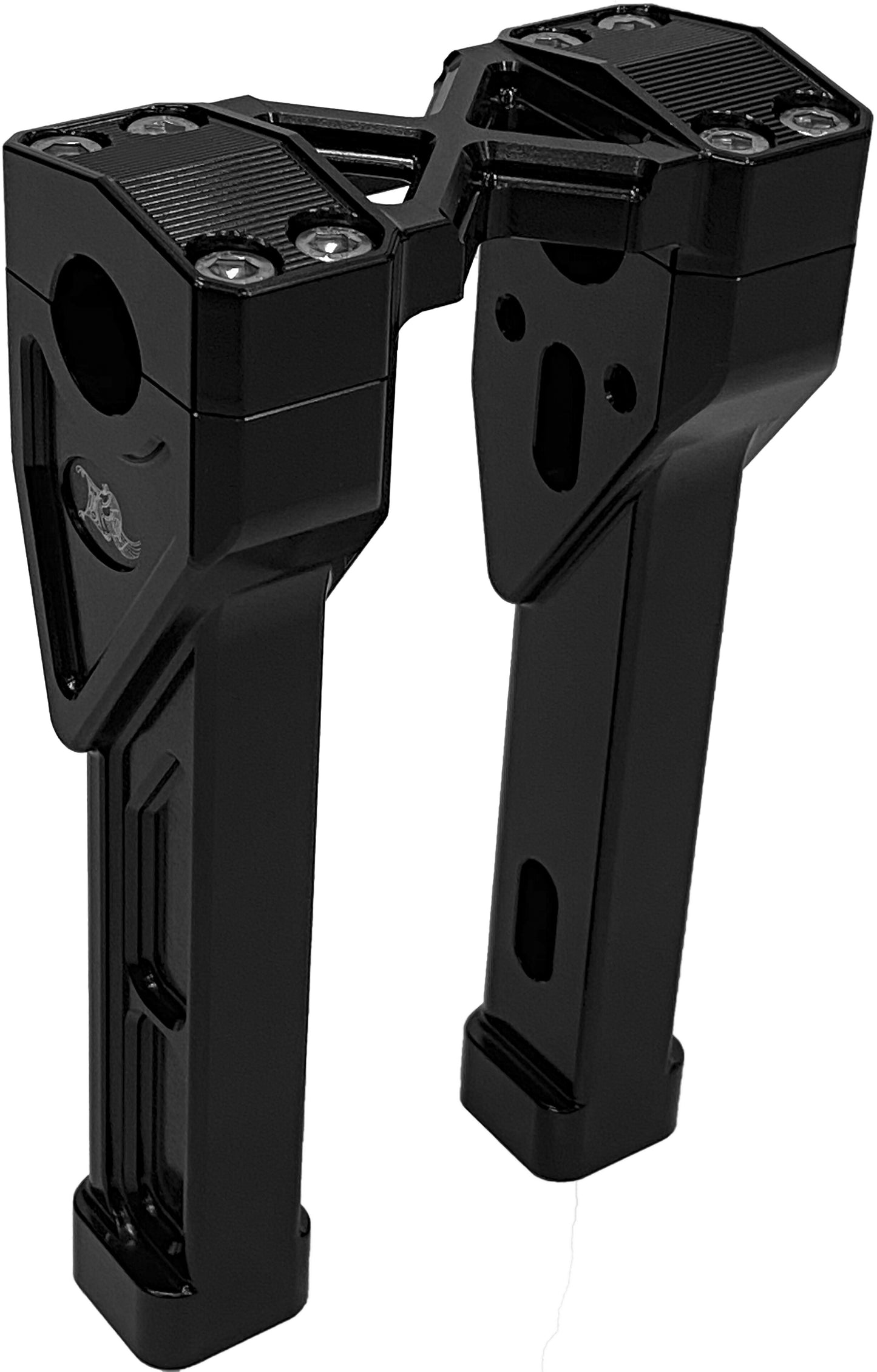 NL 1"  X-RISER 8" STRAIGHT BLACK