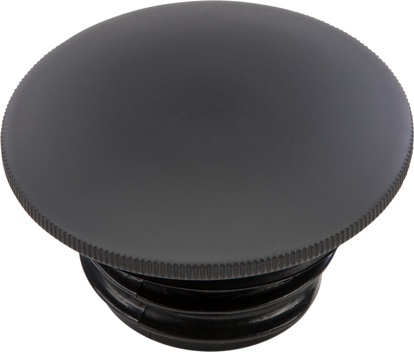 GAS CAP SCREW-IN SMOOTH NON-VENTED MATTE BLACK `96-25