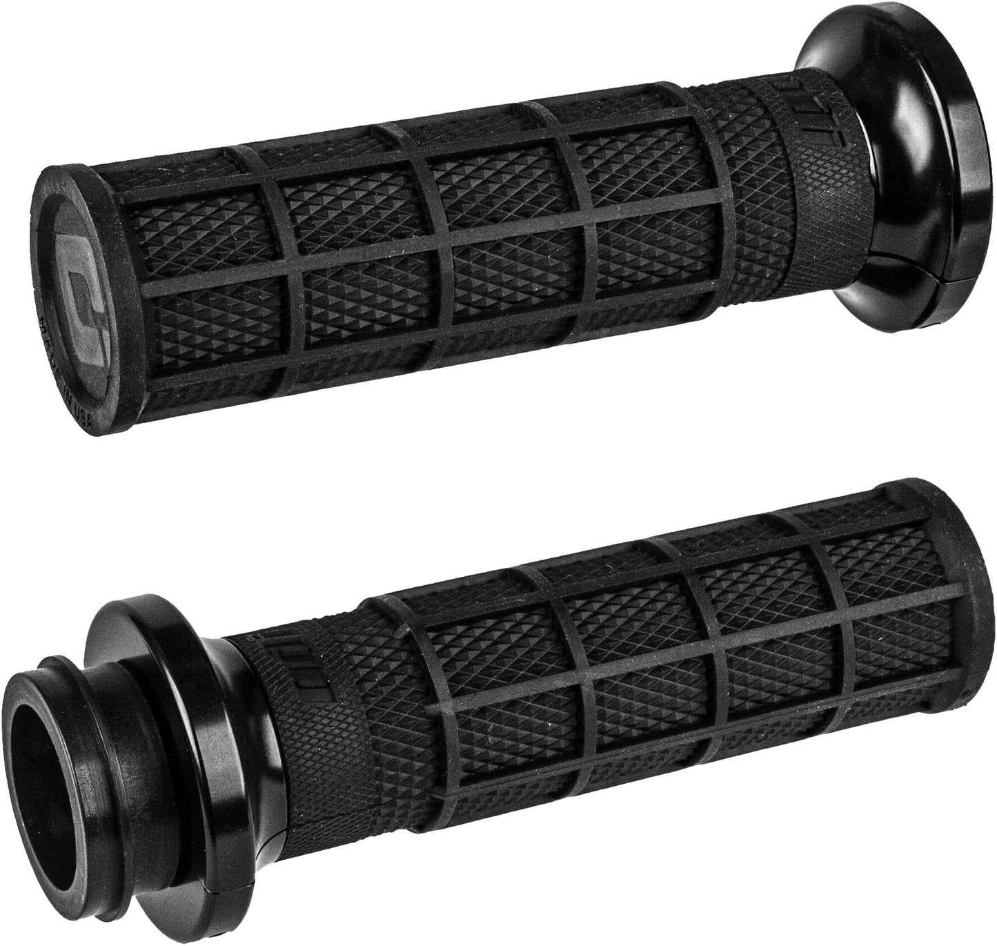 LOCK-ON HART-LUCK FULL-WAFFLE BLACK/BLACK INDIAN TOURING