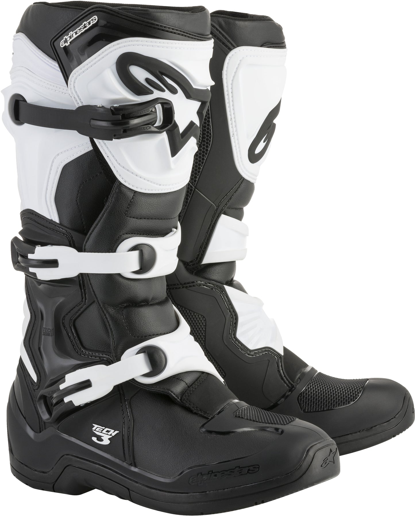 TECH 3 BOOTS BLACK/WHITE SZ 13