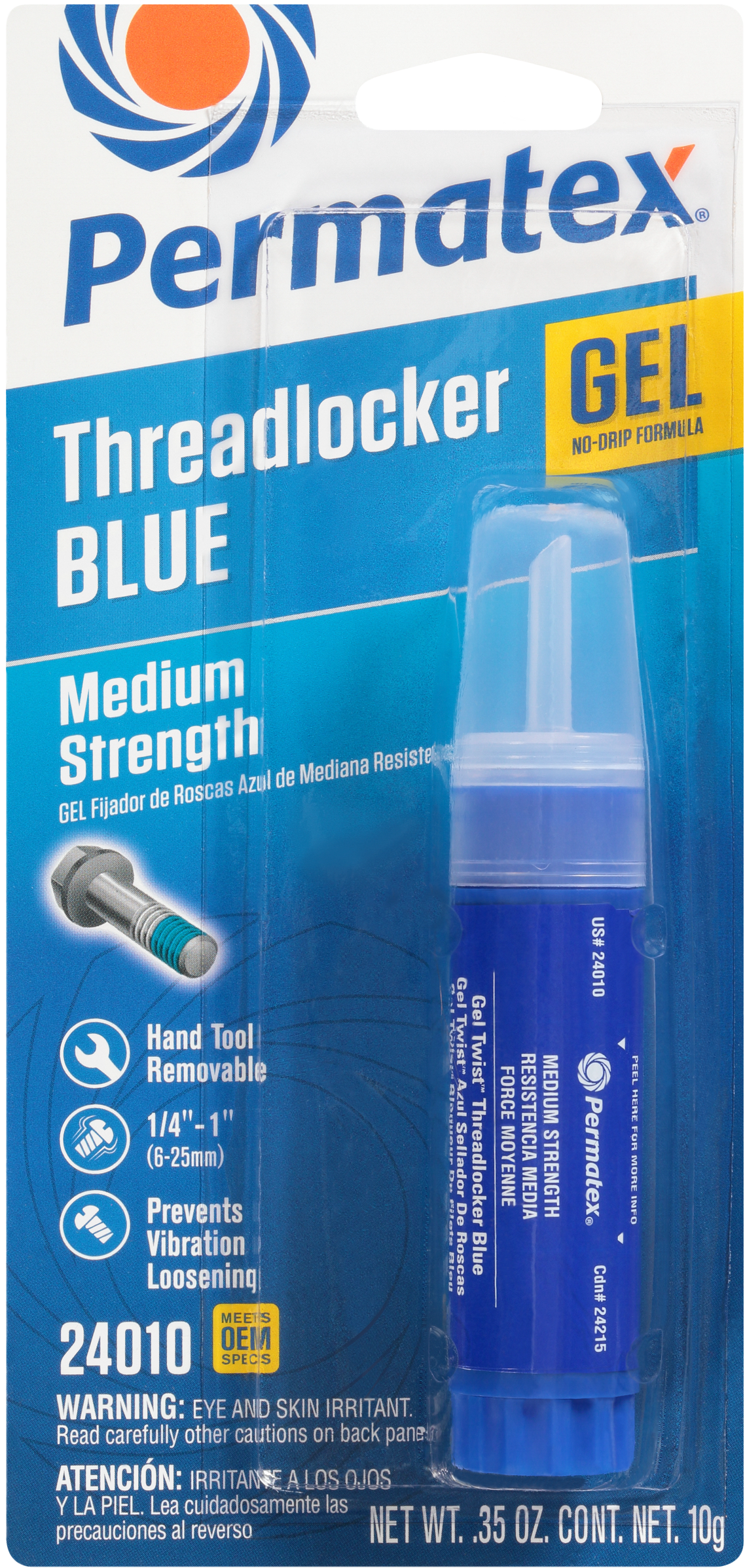 THREADLOCKER BLUE GEL 10G