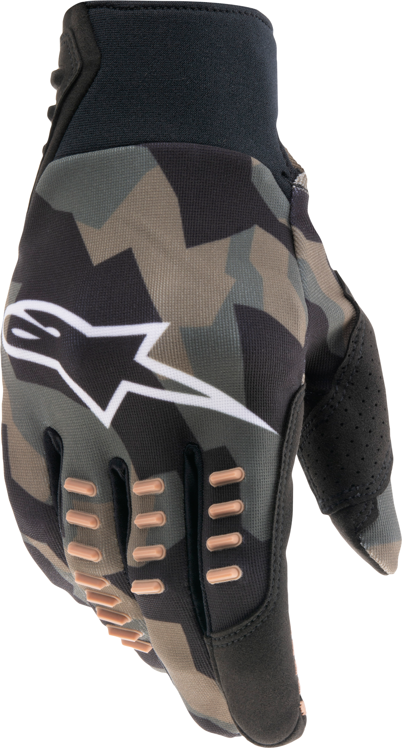 SMX-E GLOVES BLACK/CAMO/SAND LG
