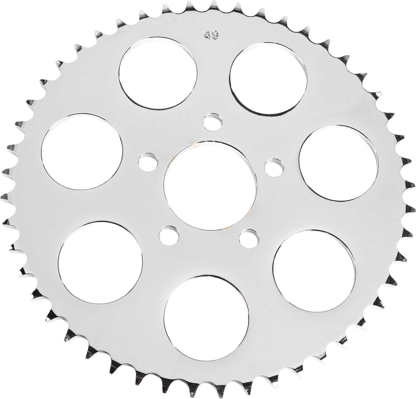 REAR SPROCKET 49T CHROME BIG TWIN 00-13