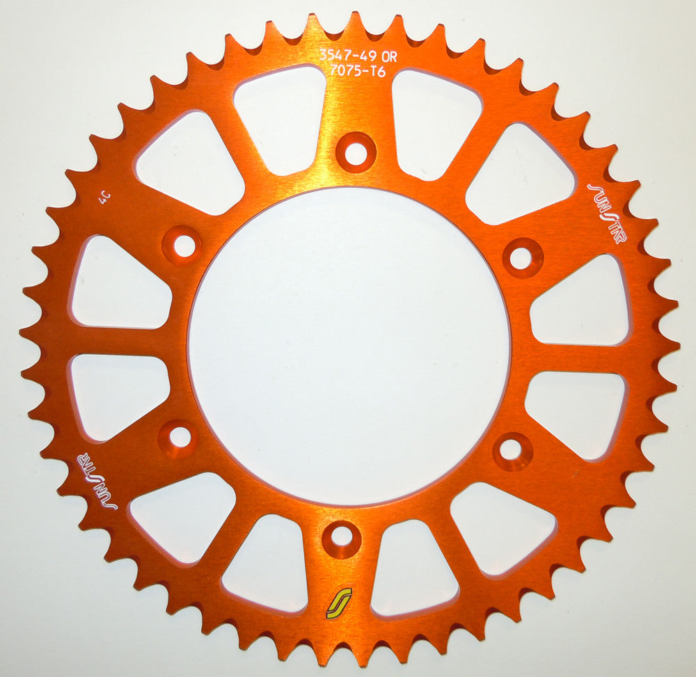REAR SPROCKET ALUMINUM 52T-520 ORG HUS/HUSQ/KTM
