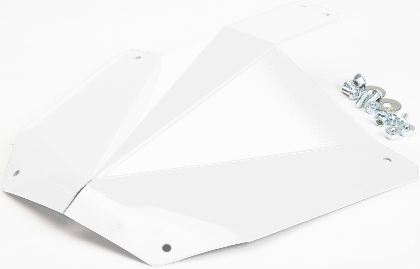SKID PLATE WHITE FOR GEN5 FRONT BUMPER S/M