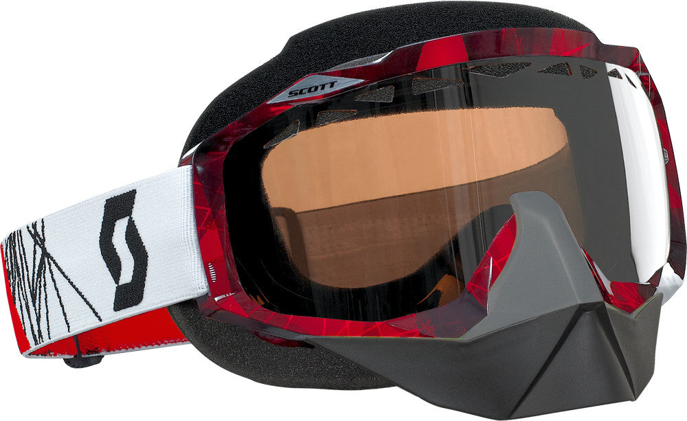 HUSTLE SNOCROSS GOGGLE PRISM W/ACS CHROME LENS