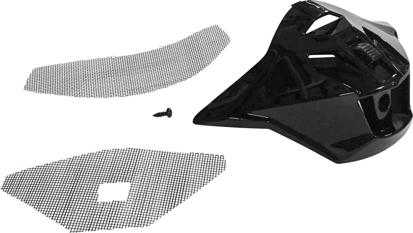 MOUTH VENT BLACK W/SCREWS/SCREEN GM-11