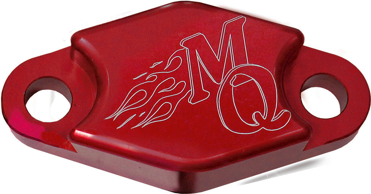 BRAKE BLOCK OFF PLATE (RED)