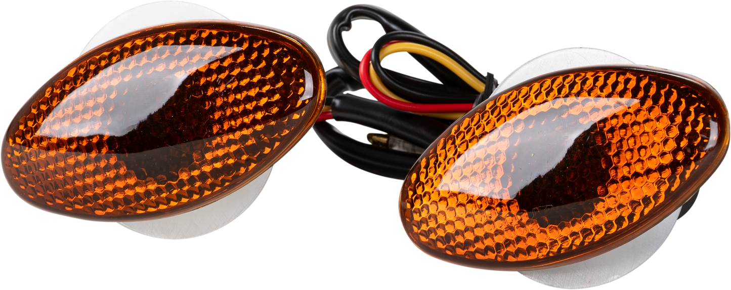 CAT EYE SIDE MARKER LIGHT SET SMOKE