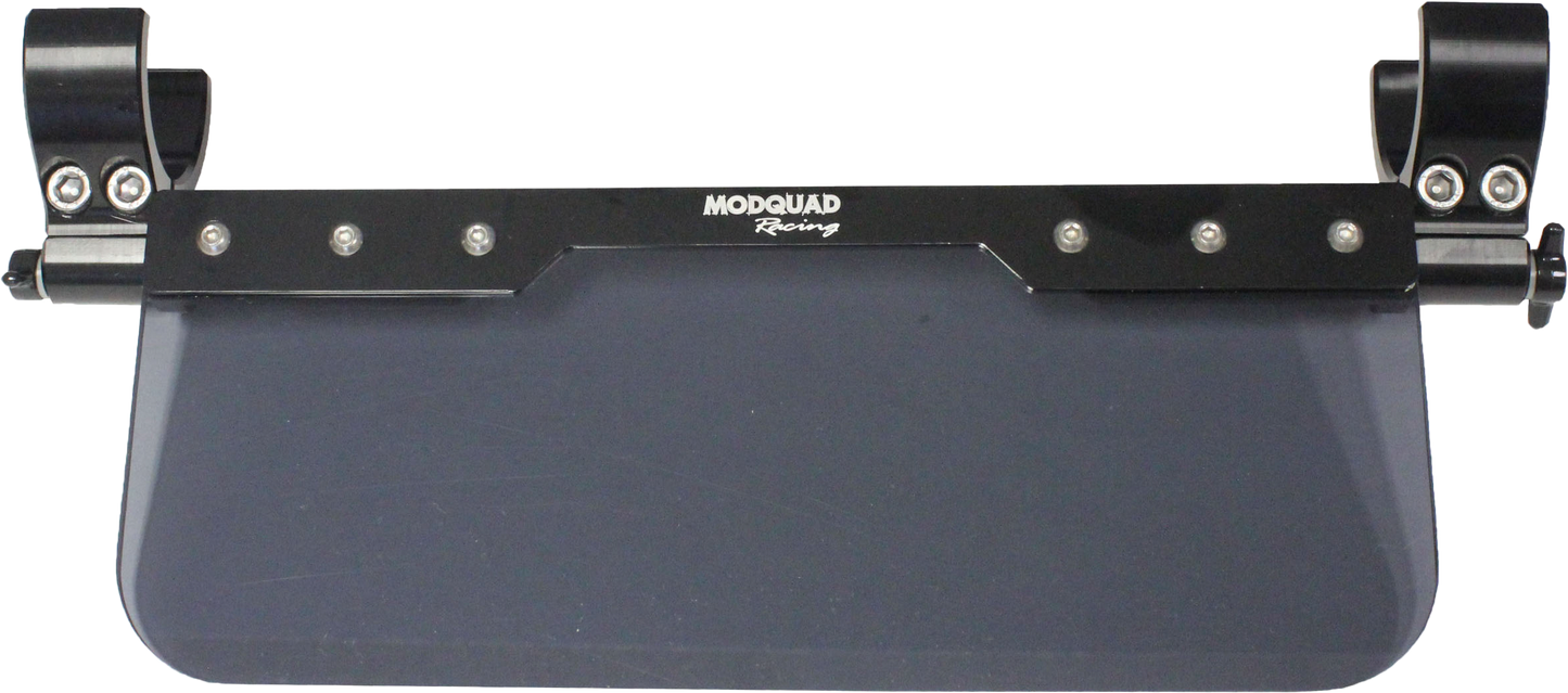 SUN VISOR 10" 1.875" BAR SMOKED