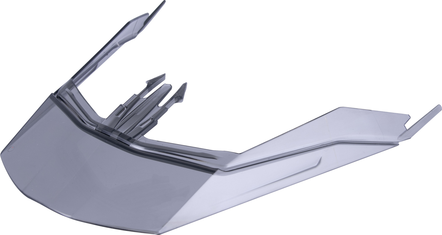 VISOR EXTENSION S-M10 TRANSPARENT DARK