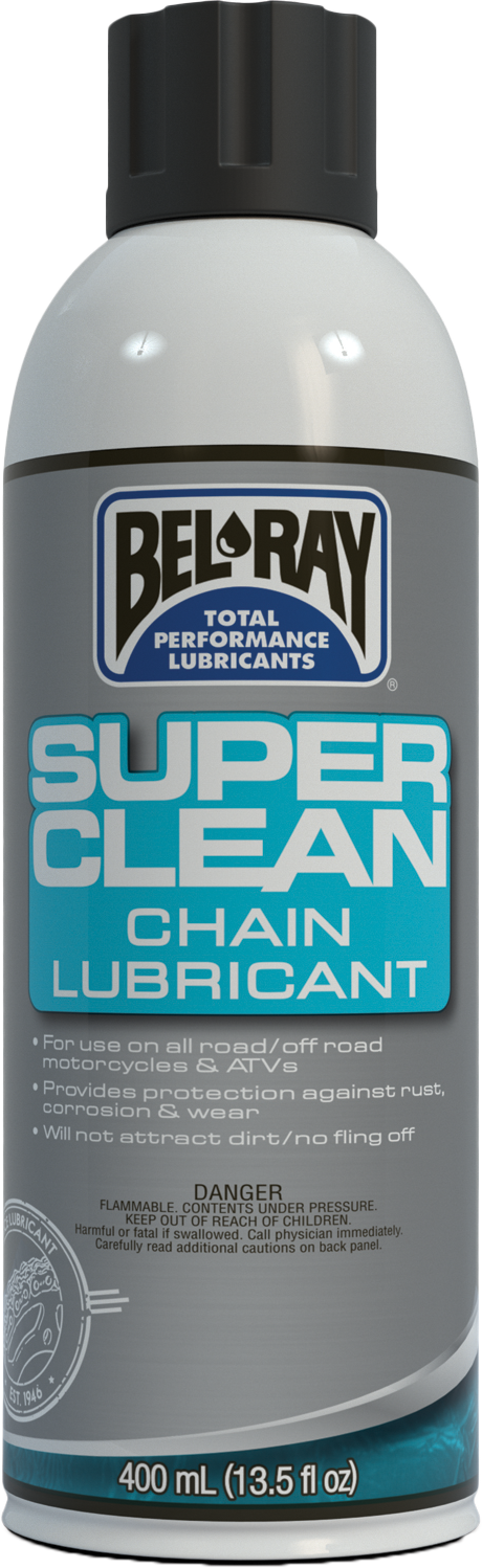 SUPER CLEAN CHAIN LUBE 400ML (12/CASE  SOLD EA)