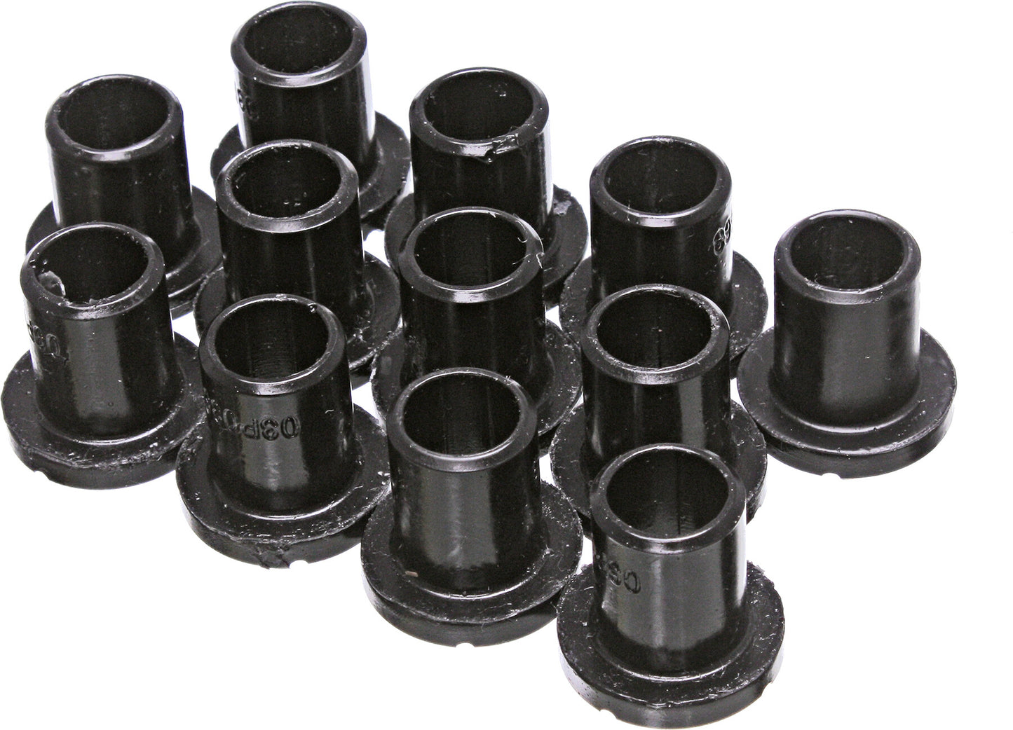 CONTROL ARM BUSHINGS REAR BLACK POL